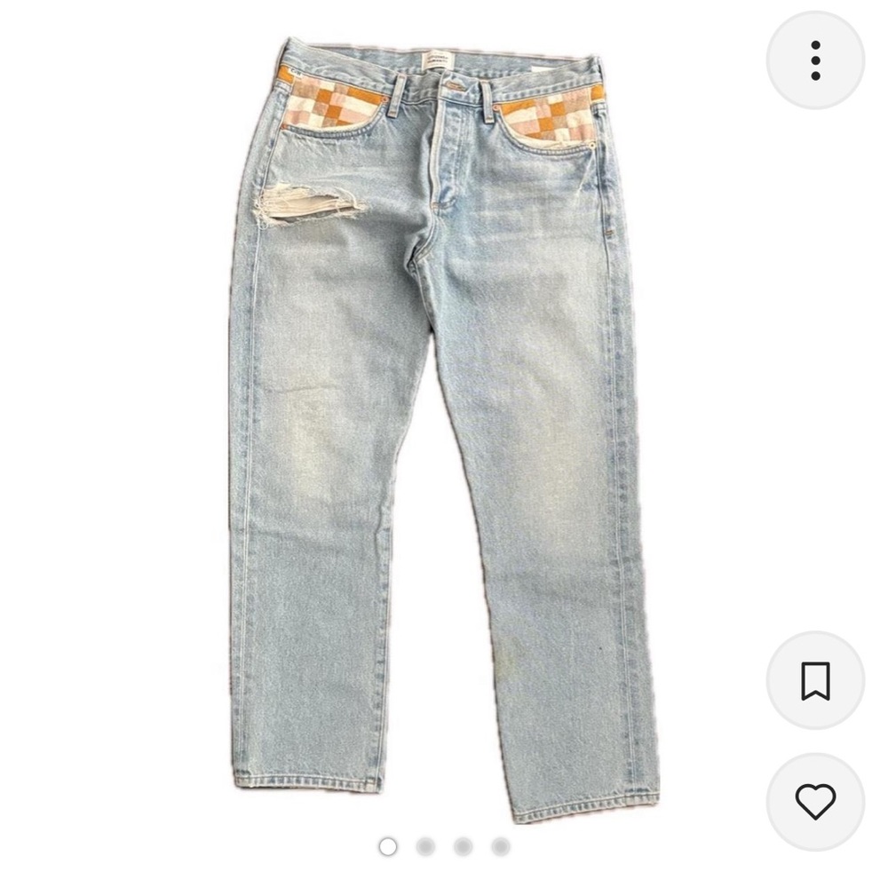 emerson low rise straight leg citizens of humanity jeans